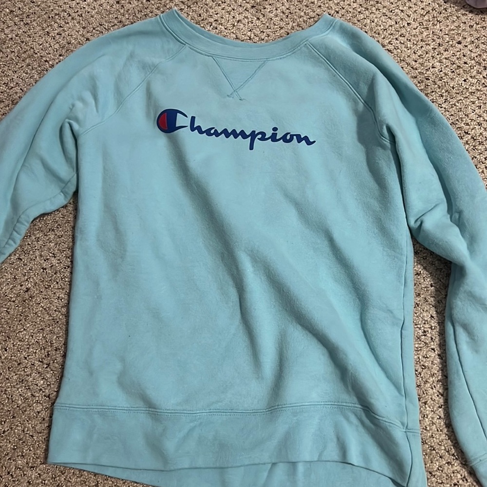 Champion blue crew neck